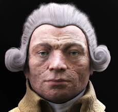 Das Gesicht eines kaltblütigen Mörders: Ein französischer Mediziner hat das Gesicht Maximilien de Robespierres wiederhergestellt (seingemaltes Portraitbild von 1793 ist im Corona-Nachrichtenbrief 167 abgedruckt).