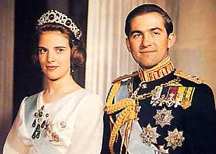 Die offizielle Photographie des Königspaars.